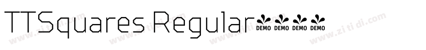 TTSquares Regular字体转换